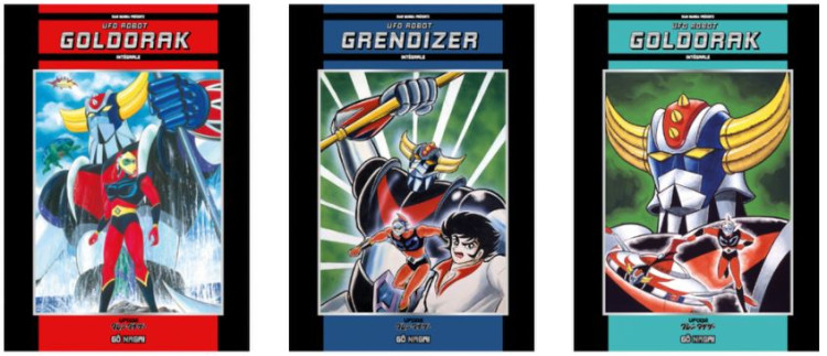 Isan manga - Goldorak - 3 versions.JPG