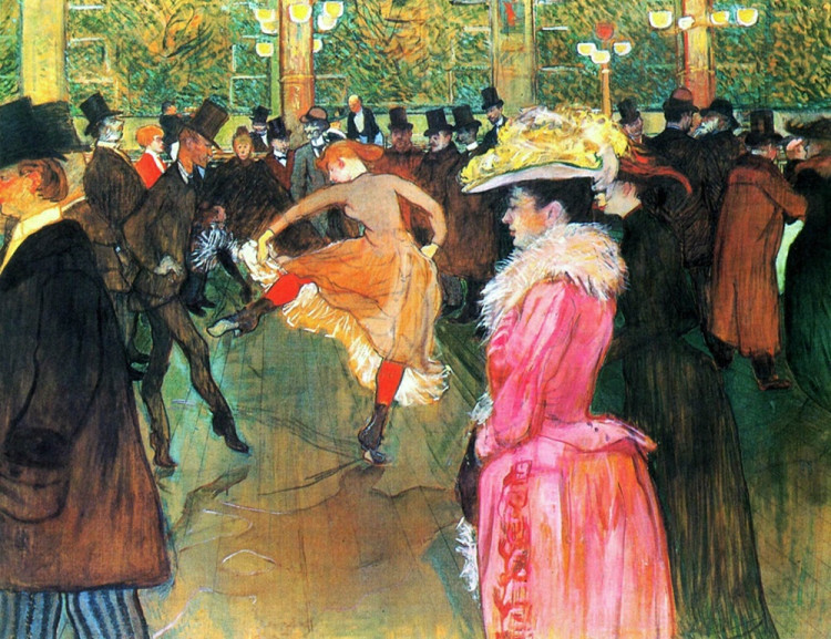 Toulouse-Lautrec - Danse au Moulin-Rouge, 1889.jpg